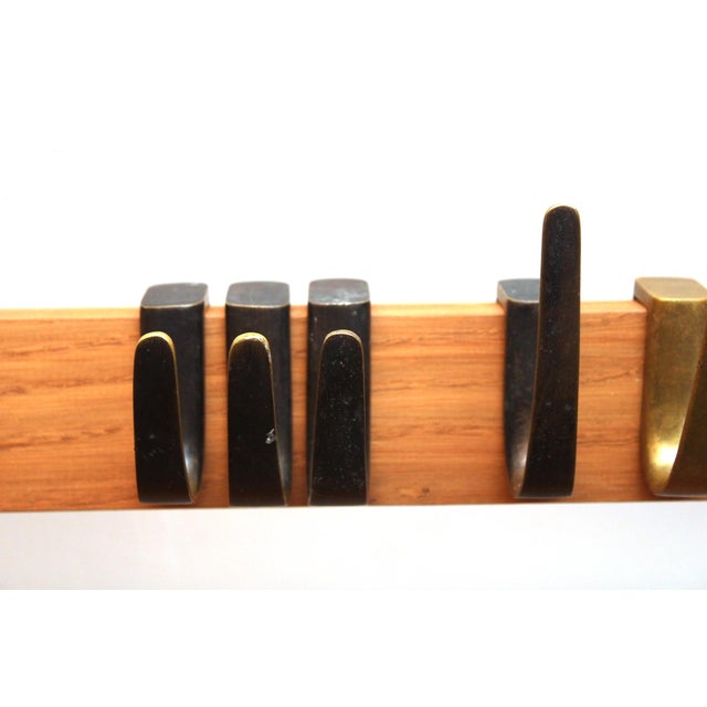 Wood Coat Rack by Carl Auböck, 1960s For Sale - Image 7 of 9