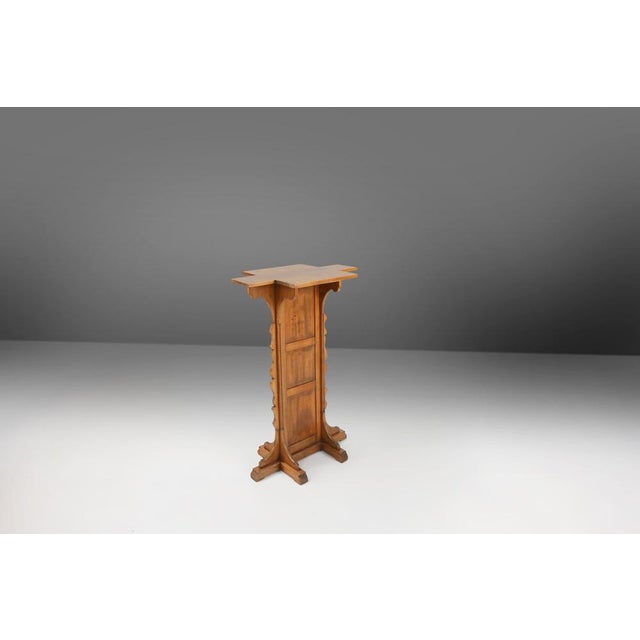 Church Console in Wood, France, 1900s For Sale - Image 5 of 11