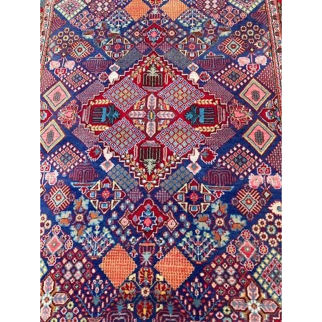 Persian 1970s Vintage Pesian Kashan Rug For Sale - Image 3 of 8