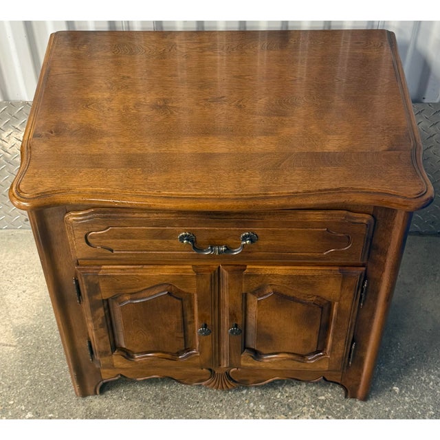 French Country Ethan Allen Country French Nightstand Finish 226 For Sale - Image 3 of 12