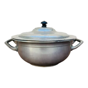 Mid 20th Century Mid Century Pewter French Serving Dish