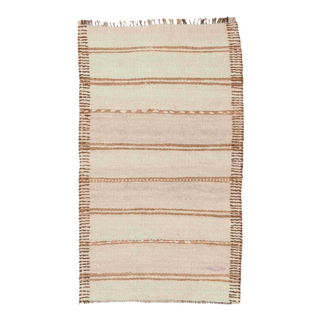 Vintage Small Turkish Kilim Rug - 2`6″ X 4`4″ Ft. For Sale