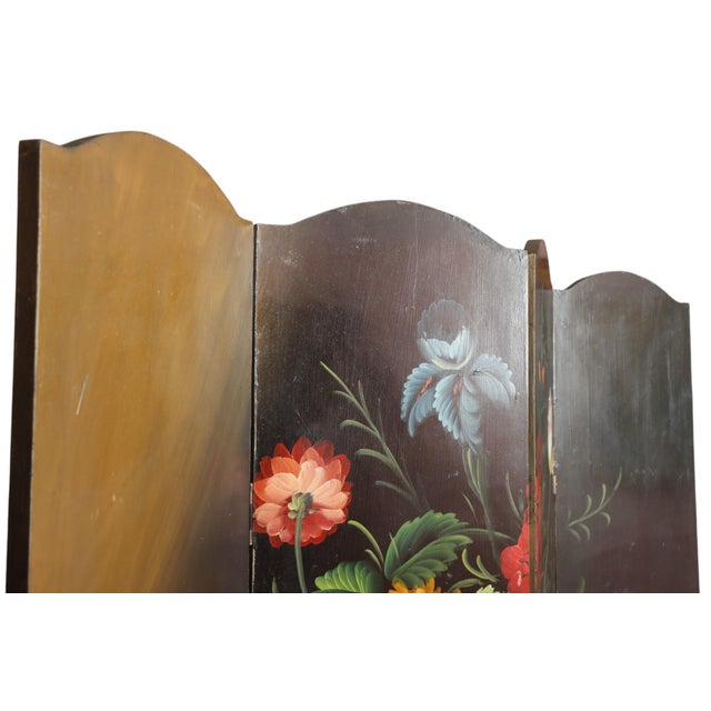 Renaissance Italian Renaissance Style Hand Painted Screen For Sale - Image 3 of 13