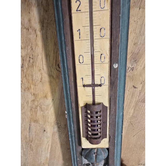 Louis XVI Directoire Style Lacquered Gilt Wood Thermometer, 18th-19th Century For Sale - Image 10 of 14