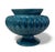 Italian Decorative Teal Glazed Ceramic Urn Planter / Compote Bowl For Sale - Image 3 of 8