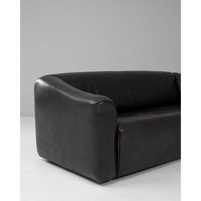 Mid 20th Century 1970s Swiss Leather Sofa Ds 47 Attributed to De Sede For Sale - Image 5 of 18