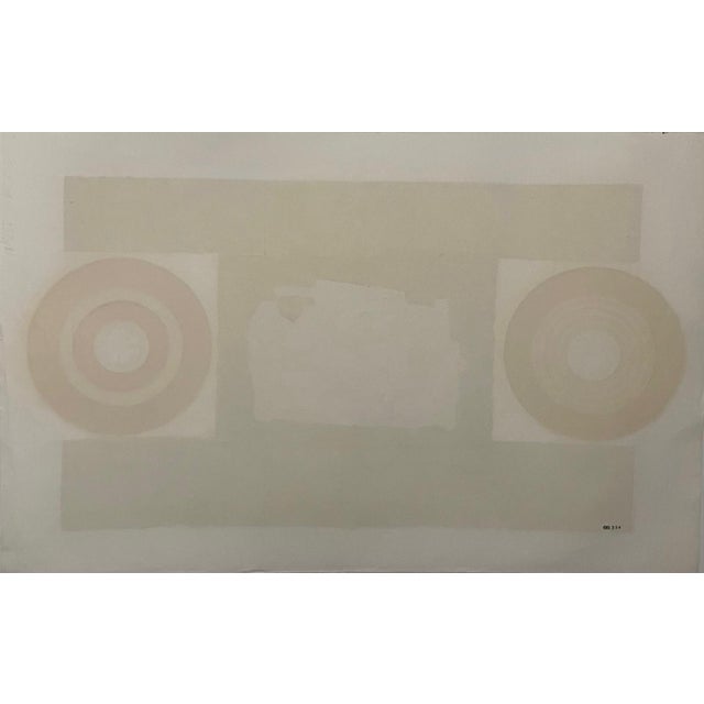 Michael Rothenstein, Ra, Large Michael Rothenstein British Pop Art Color Aquatint Etching Two Circles For Sale In Miami - Image 6 of 6