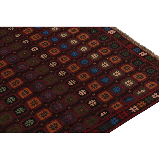 Rug & Kilim Rug & Kilim’s Baluch Tribal Rug With Colorful Geometric Patterns For Sale - Image 4 of 7