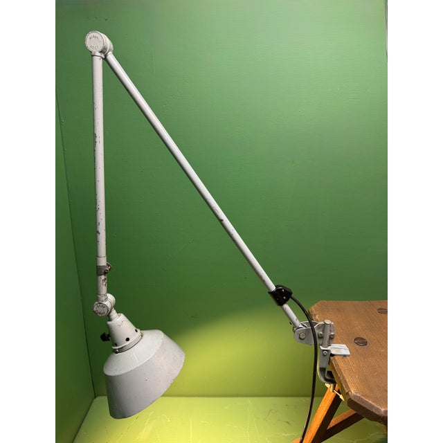 Gray Task Lamp by Curt Fischer for Midgard, 1950s For Sale - Image 8 of 11