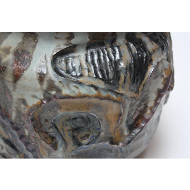 Ceramic Large Studio Stoneware Planter by David Lane For Sale - Image 7 of 13