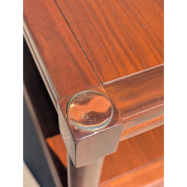 Refinished Mid Century Walnut End/Coffee Table by Heritage, C1960s For Sale - Image 10 of 17