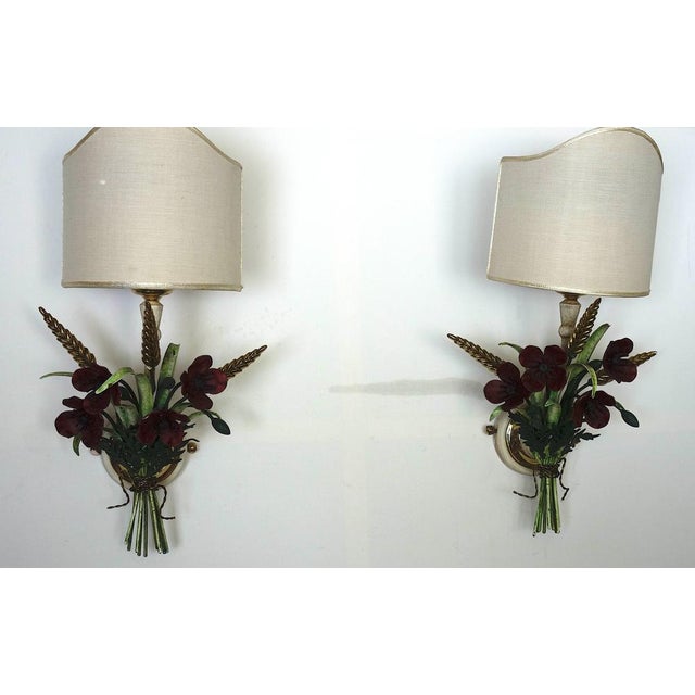 Fabric Shade Wall Lamps from Unbekannt, 1970s, Set of 2, in Very Good conditions. Designed 1970 to 1979 I have official...