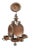 Vintage w.r. Dallas Copper Four Light Chandelier For Sale