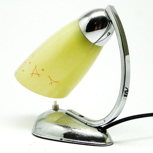 Space Age Night Lamp by J. Hurka for Napako, Czechoslovakia, 1960s For Sale - Image 6 of 8