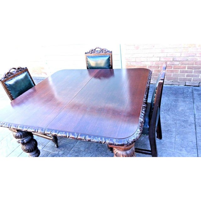 Brown Antique 19th Century Victorian Two-Leaf Extending Dining Table For Sale - Image 8 of 11
