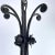 Black Art Deco Wrought Iron Ceiling Lamp, 1930s For Sale - Image 8 of 10
