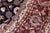 Shabby Chic 1990's Floral Pak-Persian Blue/Red Wool Round Rug- 8'1'' X 8'1'' For Sale - Image 4 of 9