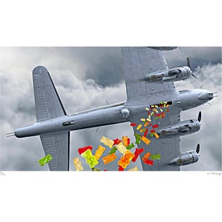 Mr Strange, Bonbonbardier II, 2021, Screenprint For Sale