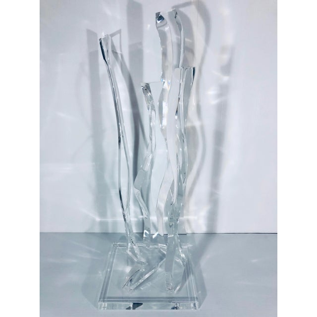 Abstract Hivo Van Teal Lucite Sculpture, 1970s For Sale - Image 3 of 13