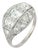 1910s Edwardian 1.50 Carat Old European Cut Diamond Platinum Ring, Size 6 For Sale