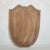 Italian Brass Shield Shape Wall Mirror No. 08, 1970s For Sale - Image 9 of 10