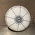 Moroccan Vintage Modern White Moroccan Fabric Pouf Geometric Medallion For Sale - Image 3 of 9