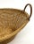 Tan Vintage Hand Woven Fruit Flower Wicker Basket For Sale - Image 8 of 13