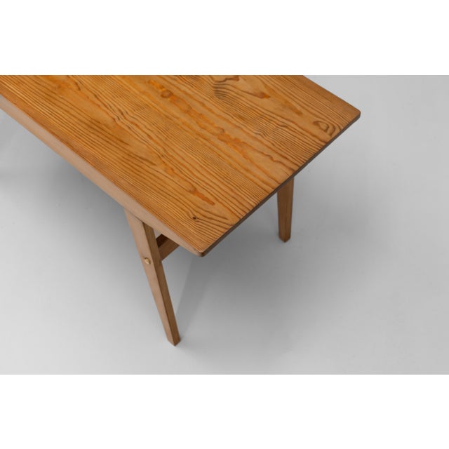 Swedish Pine Coffee Table, 1960 For Sale - Image 4 of 7