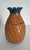 Artisan carved solid wood pineapple trinket box with hinged lid and faux lock. Overall size with lid closed is 7" H x...