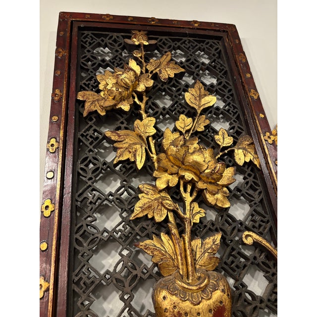 Late 19th Century Antique Hand Painted Chinese Screens For Sale - Image 5 of 6