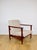 Beige Bouclé GFM-142 Chair attributed to Edmund Homa, 1970s For Sale - Image 12 of 12