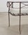 20th C. French Neoclassical Iron Tête-À-Tête Garden Bench For Sale - Image 11 of 18