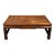 Vintage 1930's Ming Style Burma Padauk Wood Coffee Table With Chinese Scrollwork For Sale