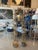 Vintage Modern Italian Bamboo & Chrome Floor Lamps Newly Wired - Pair For Sale - Image 11 of 13