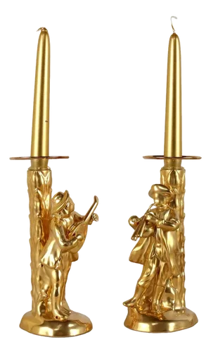 Ceramic Candlesticks from Este, Set of 2