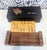 The Couroc Company Couroc of Monterey California Rare Rose Bowl Dominos Set For Sale - Image 4 of 7