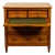 French Empire Style 19th Century Walnut Chest with Drop Front Desk, Two Drawers For Sale