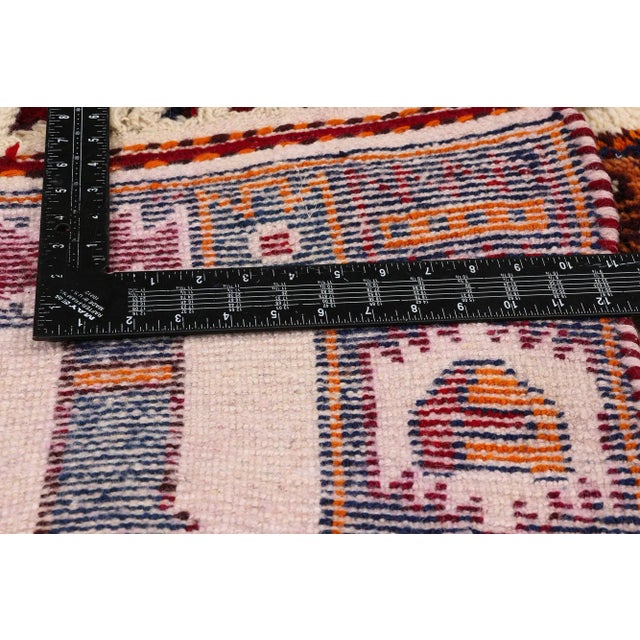 Vintage Kurdish Pictorial Rug - 04'00 X 12'02 For Sale In Dallas - Image 6 of 9