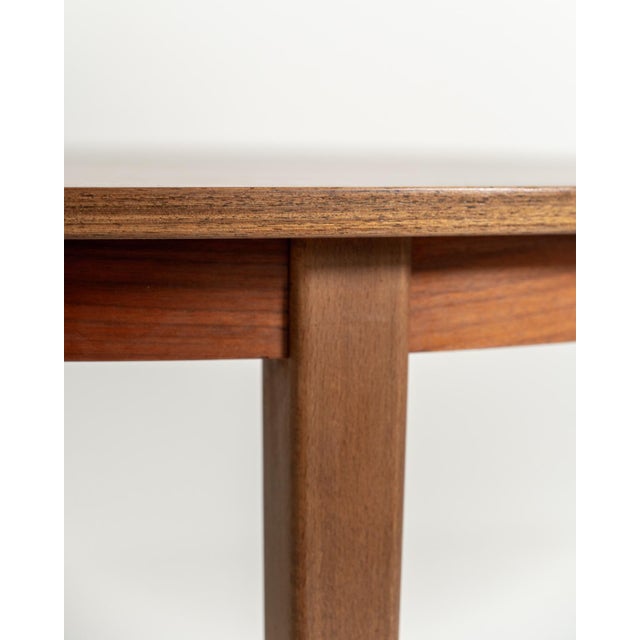Brown Extendable Teak Dining Table, 1960s For Sale - Image 8 of 13