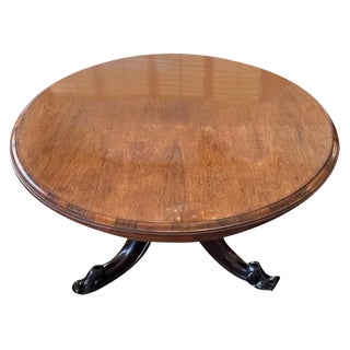 Antique Padouk Dining Table For Sale