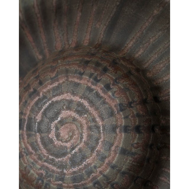Ceramic Footed Fruit Bowl by Fridegart Glatzle for Karlsruher Majolika, 1970s For Sale - Image 6 of 10