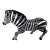1960s Italian Glazed Terracotta Zebra Sculpture For Sale
