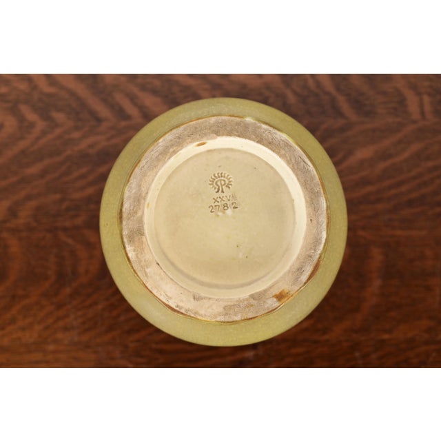 Rookwood Pottery Arts & Crafts Glazed Ceramic Art Pottery Vase, 1925 For Sale - Image 10 of 13