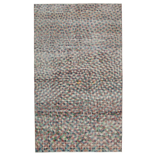 Turkish Hand-Knotted Boho Rug | Chairish