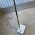 Mid-Century Ward White Lacquered and Brass Pharmacy Adjustable Floor Lamp For Sale - Image 12 of 13