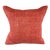 20 x 20 Hemp Pillow Turkish Cushion Natural Pinkish Red Pillow Cushion Cover For Sale