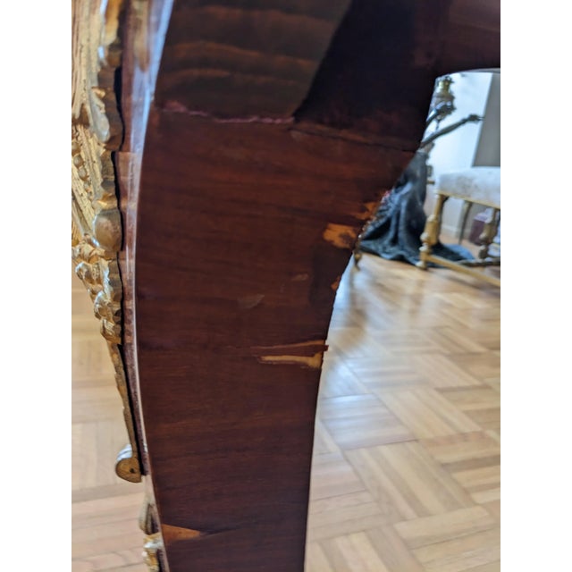 Luxuriance! Antique Beautiful Majestic French Table 19th Century Louis XV Style For Sale - Image 16 of 18