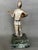 Author: Giuliano Ottaviani. 800 hallmarked silver laminated sculpture. signed Ottaviani. origin Italy. figure of Pierrot...