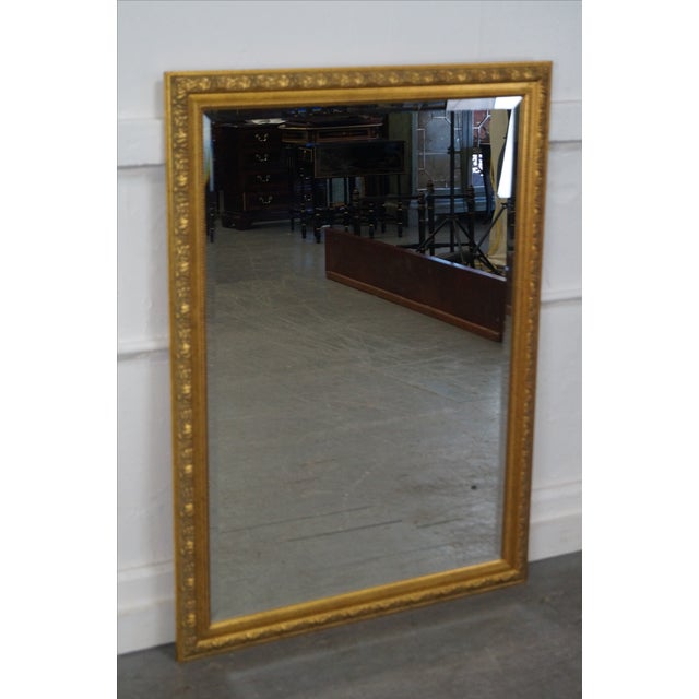 Gold Frame Beveled Wall Mirror by Carolina Mirror Chairish