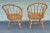 Set of Four Amish Handcrafted Maple Hoop Back Windsor Armchairs For Sale - Image 9 of 10